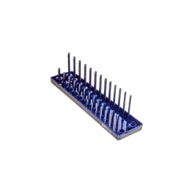   Crowafej-dugófej tároló 1/4" rövid+hosszú metrikus jelölésű 4-15 mm - Genius Tools