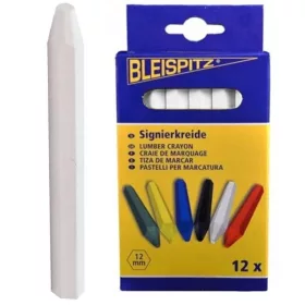   Jelölő kréta Hegesztéshez vízálló "mindenre" - 1 db - FEHÉR - Bleispitz