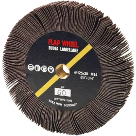 LAMELLÁS CSISZOLÓKERÉK 125xM14 K60 - ABRABORO