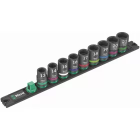   Légkulcsfej készlet 1/2" 9 db-os 13-21 mm Zyklop Impaktor - WERA
