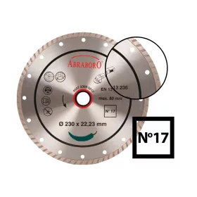 GYÉMÁNTTÁRCSA TURBO 125x2,2x22,23 (NO.17) - ABRABORO