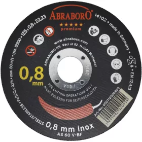 CHILI INOX PREMIUM VÁGÓKORONG 125x0,8x22,23 - ABRABORO