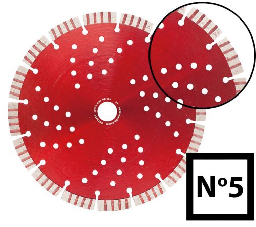 ABRABORO GYÉMÁNTTÁRCSA SZEGMENSES TURBO 230x2,8x22,23 (NO.5)