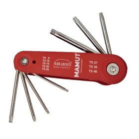 IMBUSZKULCS KÉSZLET 6db 2,5/3/4/5/6/8 MM - ABRABORO