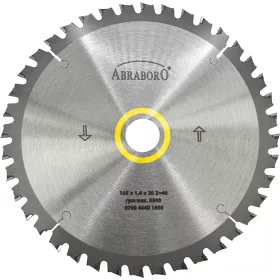 HM KÖRFŰRÉSZLAP AKKU 165x1,6x20 / 40 TCT - ABRABORO