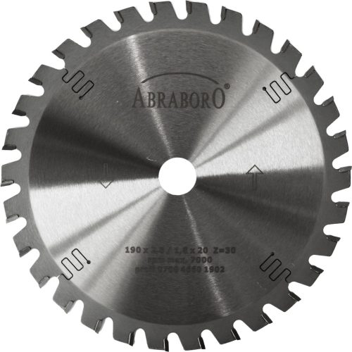 ABRABORO HM KÖRFŰRÉSZLAP PROFI 184x2,8x16 / 30 TCT