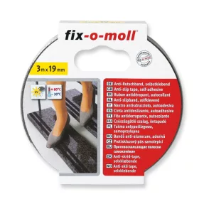   FIX-O-MOLL CSÚSZÁSGÁTLÓ SZALAG FEKETE 3Mx19 MM - Fix-o-moll