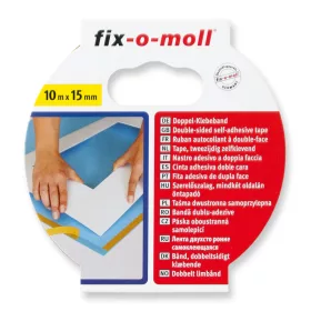 FIX-O-MOLL KÉTOLDALAS RAGASZTÓSZALAG 10x15 MM - Fix-o-moll