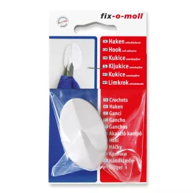 FIX-O-MOLL ÖNTAPADÓ AKASZTÓ FEHÉR 54x32 MM - Fix-o-moll