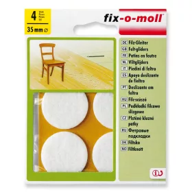 FIX-O-MOLL CSÚSZTATÓ FILC FEHÉR 35 MM - Fix-o-moll