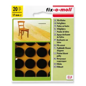 FIX-O-MOLL CSÚSZTATÓ FILC BARNA 17 MM - Fix-o-moll