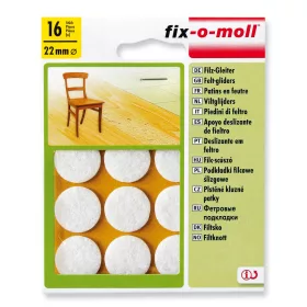 FIX-O-MOLL CSÚSZTATÓ FILC FEHÉR 22 MM - Fix-o-moll