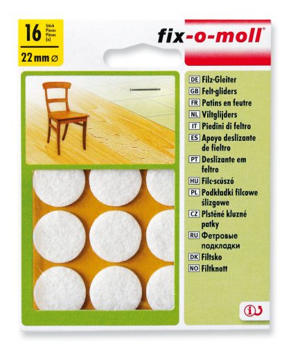 FIX-O-MOLL CSÚSZTATÓ FILC FEHÉR 22 MM