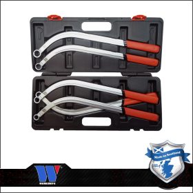   Ékszíjszerelő készlet hajlított hosszú 5 db csillagkulcs 13-15-16-17-19 mm - Welzh Werkzeug