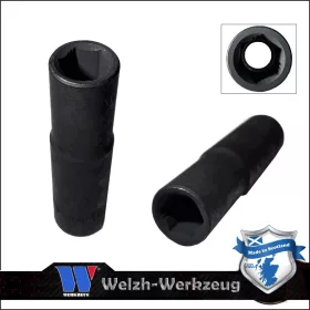   Lok-Typ Légkulcsfej - gépifej 3/8" 10 mm 6 lap hosszú - Welzh Werkzeug