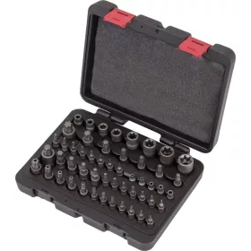   Torx készlet külső/belső 52 db-os 1/4" - 3/8" - 1/2" - Welzh Werkzeug