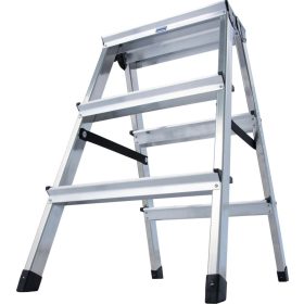   Létra ALU lépcsőfokos két oldalon járható álló 2x3 fokos - DOPPLO - KRAUSE