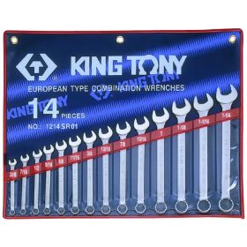 14 részes csillag-villás készlet 5/16-1-1/4 - King Tony