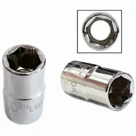   Lok-Typ Dugókulcs - crowafej 3/8" 12 mm 6 lap alacsony - Welzh Werkzeug