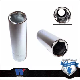   Lok-Typ Dugókulcs - crowafej 3/8" 13 mm 6 lap hosszú - Welzh Werkzeug