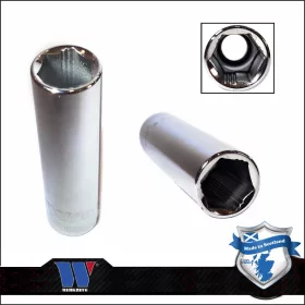   Lok-Typ Dugókulcs - crowafej 3/8" 15 mm 6 lap hosszú - Welzh Werkzeug