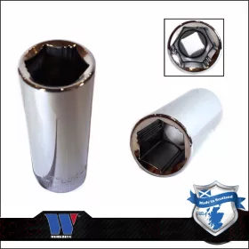   Lok-Typ Dugókulcs - crowafej 3/8" 16 mm 6 lap hosszú - Welzh Werkzeug