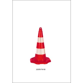 Forgalomterelő kúp 52 cm - 8 szög talp - TPE - Evelux