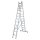 Létra ALU létrafokos sokcélú álló 2x12 fokos - STABILO - KRAUSE