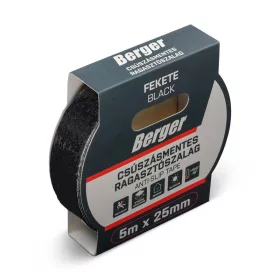   Csúszásgátló szalag fekete 25 mm x 5 m öntapadós - Berger