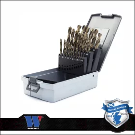   Csigafúró készlet HSS Kobalt 25 db-os 1.0-13.0 mm - Welzh Werkzeug