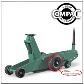   Emelő padló extra nagy 20 tonnás krokodil - alacsony 200-600 mm - COMPAC Hydraulik