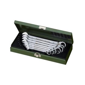   Csillag-villás racsnis készlet 7r. 8-19 mm MicroSpeeder irányv. - Proxxon