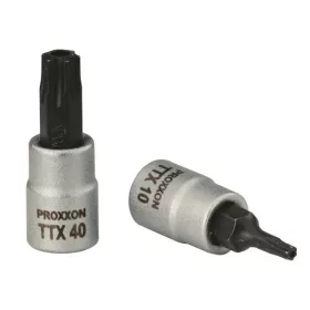   Rátűzőkulcs - crowa+bit 1/4" torx, furatos T10 - Proxxon