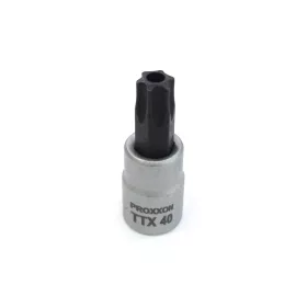   Rátűzőkulcs - crowa+bit 1/4" torx, furatos T40 - Proxxon