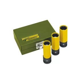   Légkulcsfej készlet 1/2" 3 db-os alufelnihez - Proxxon