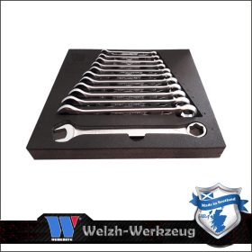   Csillag-villás készlet 12 db-os 8-19 mm LENYALT-LESARKALT Lok-Typ - Welzh Werkzeug