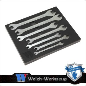   Villáskulcs készlet extra vékony 6 - 19 mm 7 r. - Welzh Werkzeug