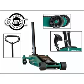   Emelő padló 2 T krokodil -extra alacsony 77-480 mm -váz:126 mm- COMPAC Hydraulik