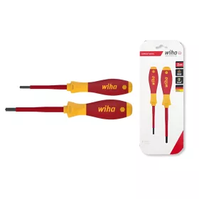   Csavarhúzó készlet VDE SoftFinish Xeno 2 db-os SL/PZ1 + SL/PZ2 SB328S2 - Wiha