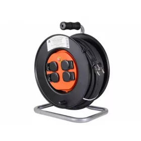   Kábeldob 25 m - IP54 gumi kábel 3 x 2,5 mm2 - 3000W - IWELD