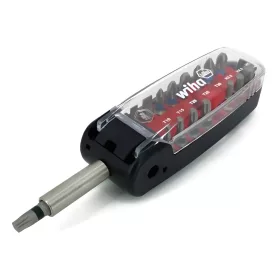   Bit készlet 17 db-os vegyes + 1/4" adapter CroCo markolat dobozban - Wiha