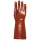 Munkavédelmi mártott pvc kesztyű, bordó, sav/lúg/olajálló, 40cm - Euro Protection