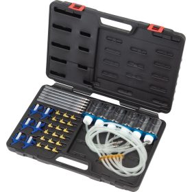   Átfolyásmérő - résolaj veszteség mérő készlet adapterekkel - Welzh Werkzeug