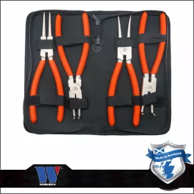 Fogó seeger készlet 225 mm 4 db-os - Welzh Werkzeug
