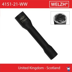   Csavarkiszedő és kerékőr leszedő kulcs 1/2" hosszú 21 mm - Welzh Werkzeug