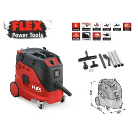   Porszívó, ipari 1400 W - 30 literes + takarító szett (VCE 33 L MC) - Original FLEX