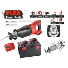   Orrfűrész Ingalökettel 32 mm- EMS rendsz.- 18V 5Ah (RSP DW 18-EC-5Ah) - Original FLEX