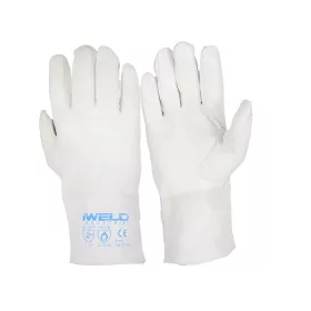   Kesztyű hegesztő, hő-lángálló- Fehér, AWI/TIG 11" - IWELD