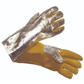   Kesztyű hegesztő, hő-lángálló - aluminizált marhabőr+kevlar "10.5"- (50WEGK1410) - IWELD