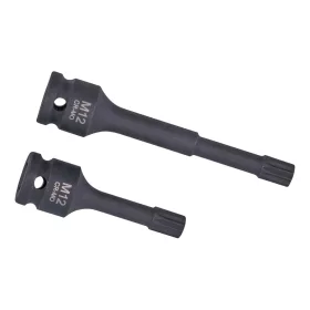   Légkulcsfej 1/2" XZN M12 x 72 mm + 115 mm - VAG- középen vékonyított - Welzh Werkzeug